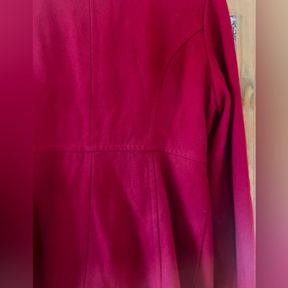 Tulle toggle coat in Red - Picture 6 of 9